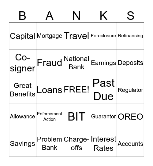 OCC Bingo Card