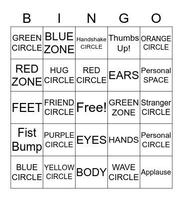 SOCIAL BINGO Card