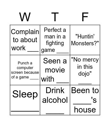 Ah Fi Mi Bingo  Bingo Card