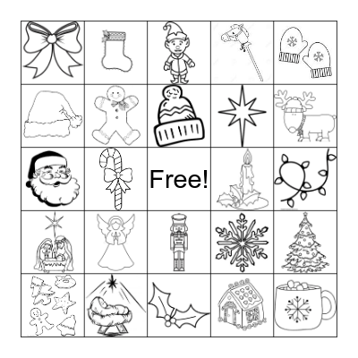 Christmas BINGO Card