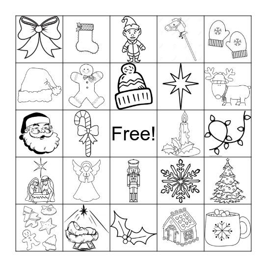 Christmas BINGO Card