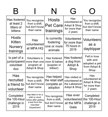 Find Someone Who... Bingo Card