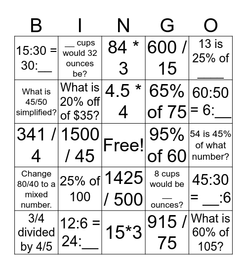 math-christmas-bingo-card