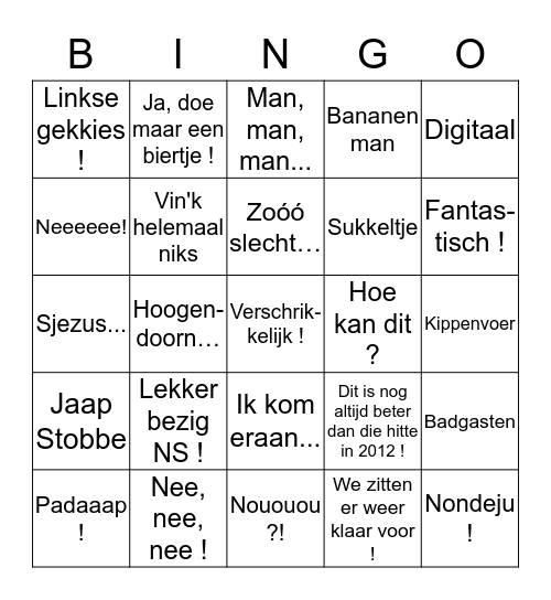 Berry BINGO Card