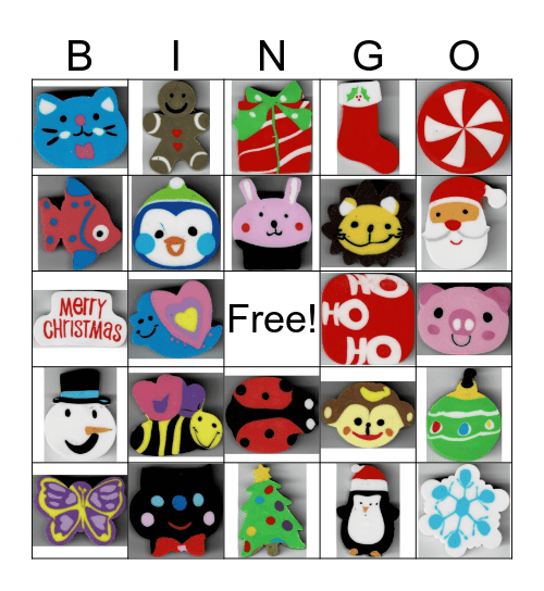 Christmas Bingo Card