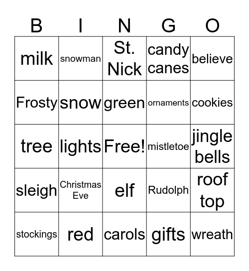 Faith Templeton Bingo Card