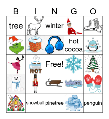 Winter Bingo Card