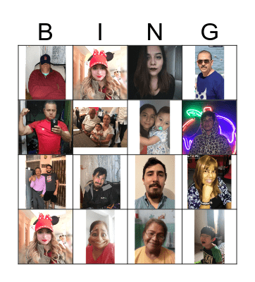 Loteria Familiar Bingo Card