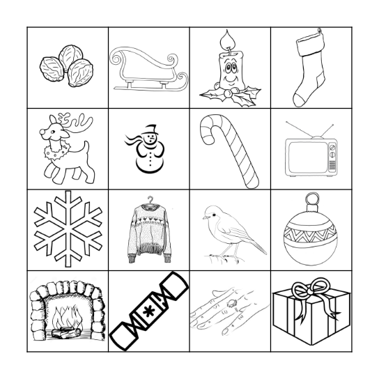 Christmas Bingo Card