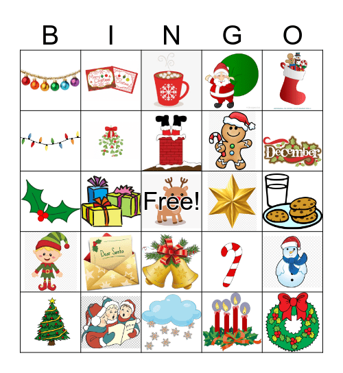 Christmas Bingo Card