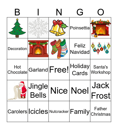 Christmas BINGO! Bingo Card