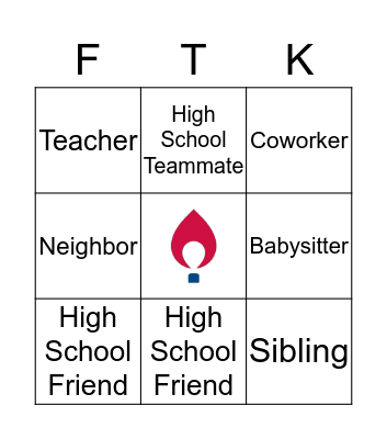 Hometown Bingo Challenge Bingo Card