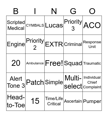 Communications Bingo  Bingo Card