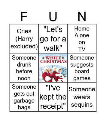 Christmas Bingo! Bingo Card