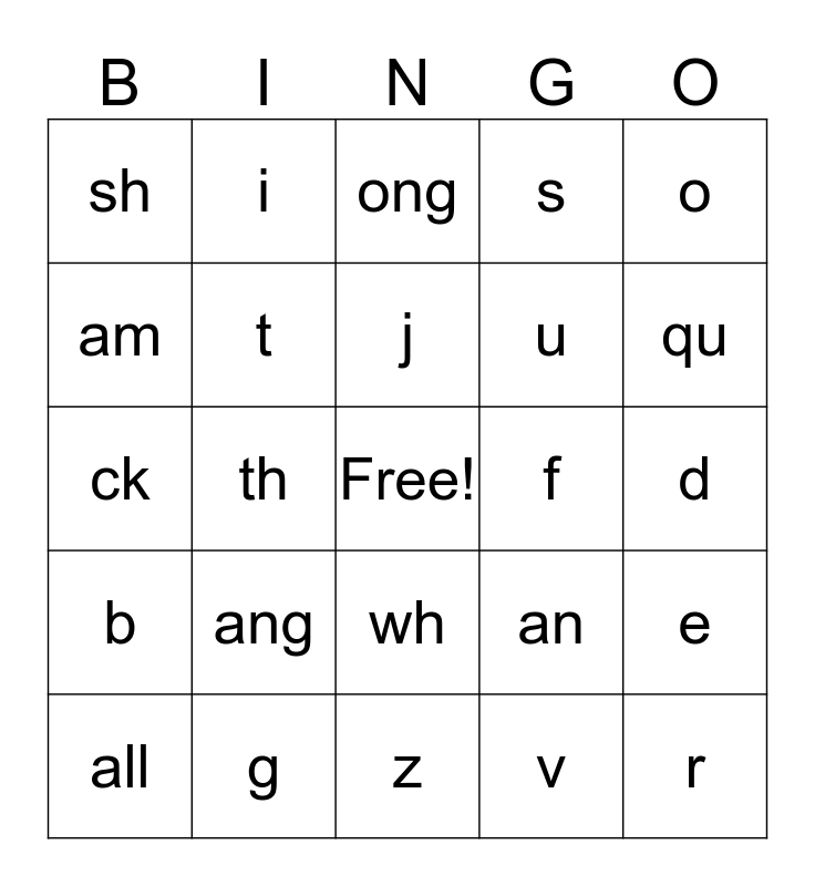 fundations-sounds-bingo-card for Free Printable Fundations Letter Cards Fundations Sounds BINGO Card for Free Printable Fundations Letter Cards