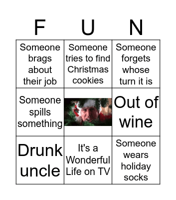 Christmas Bingo! Bingo Card