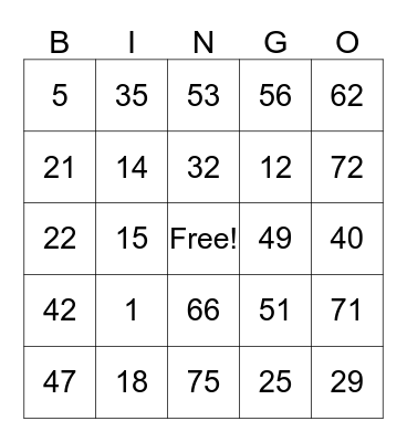 Bingo Navideño Lapavic Bingo Card