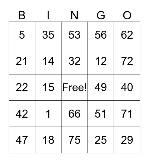 Bingo Navideño Lapavic Bingo Card