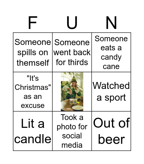 Christmas Bingo! Bingo Card