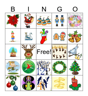 HOLIDAY Bingo Card