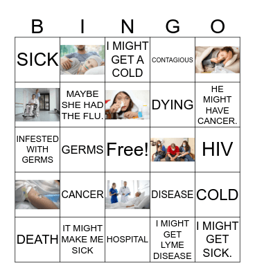 SICK BINGO Card