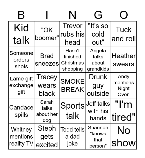 TOURISM SASKATOON BINGO Card