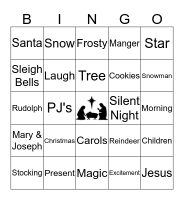 Christmas Bingo Card