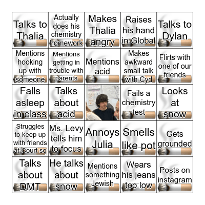 NOAH BINGO Card