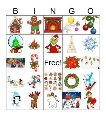 Holiday Bingo Card