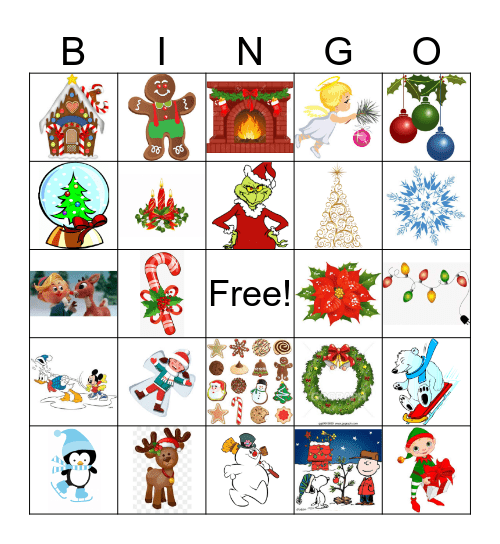 Holiday Bingo Card