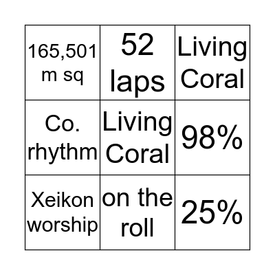 2020 Kick Off Bingo! Bingo Card