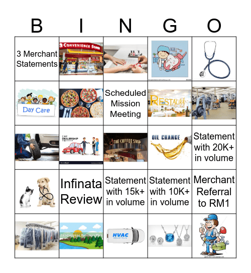 Citizens Bank Merchant Services {Get Bingo for Lunch!} Bingo Card