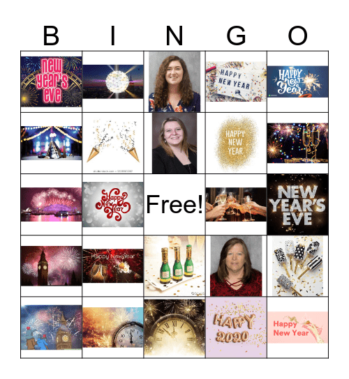 Happy New Year! Bingo Card
