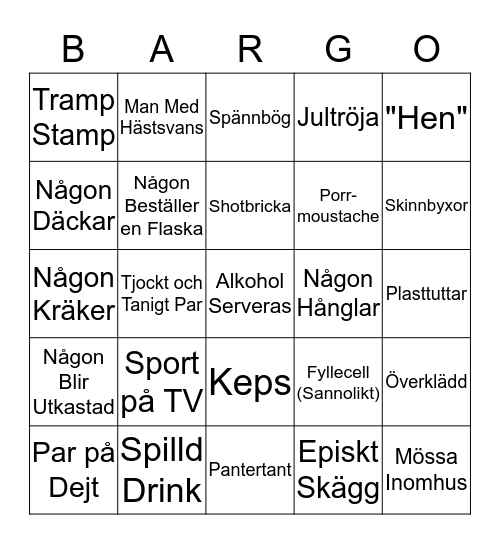 Norrköping! Bingo Card