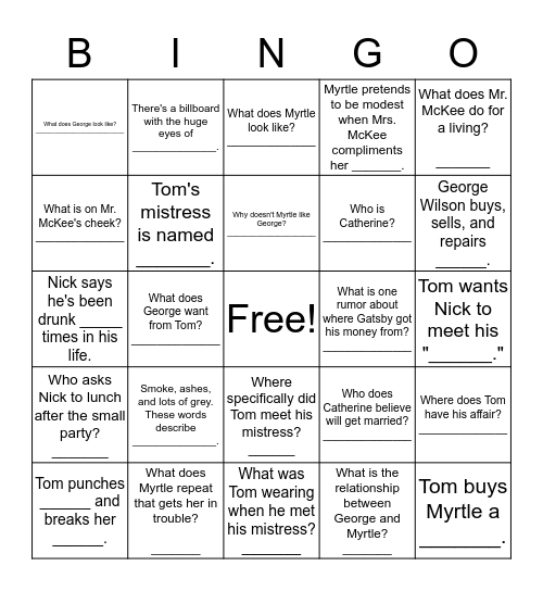 gatsby-chapter-2-bingo-card