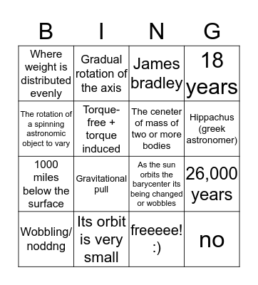 fun bingo time haha Bingo Card