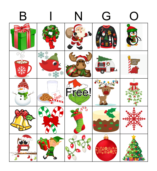 CHRISTMAS Bingo Card