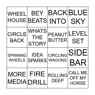 STRATEGYYYY BANGO Bingo Card