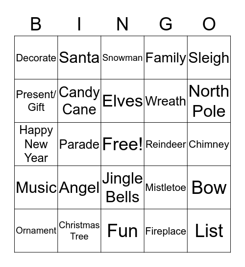 ASL Bingo Card