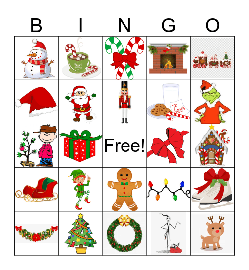 Holiday Bingo Card