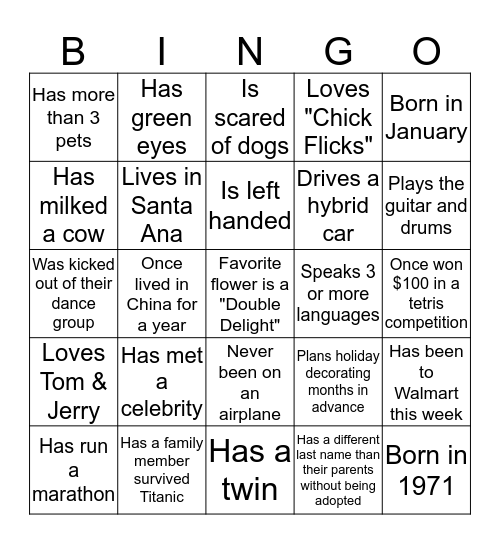 Boundary Devices Holiday Party Bingo Card