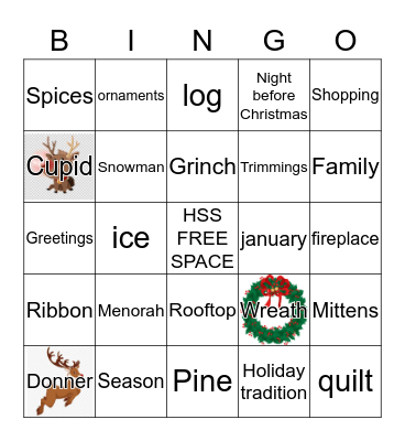 Winter Wonderland  Bingo Card