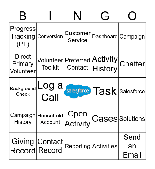 Salesforce Bingo Card