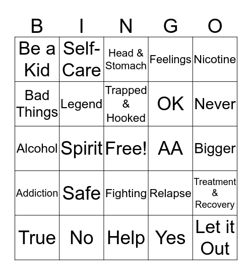 Beamer's Bingo Card
