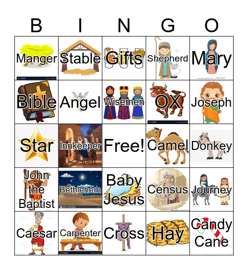 Christmas BINGO Card