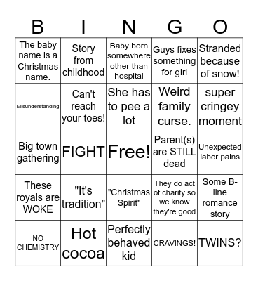 Princess Movie Bingo Card