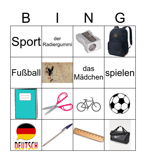 Beste Freunde  Bingo Card