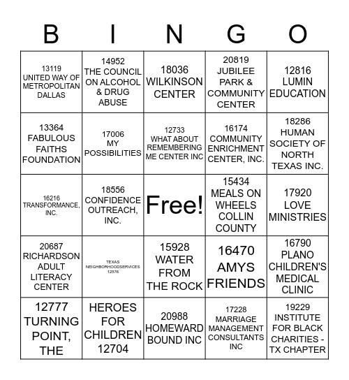 CFC 2016 Bingo Card