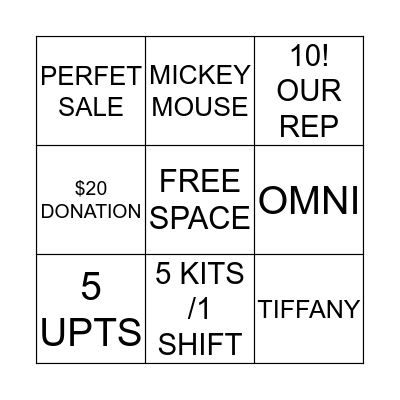 BINGOOO Bingo Card