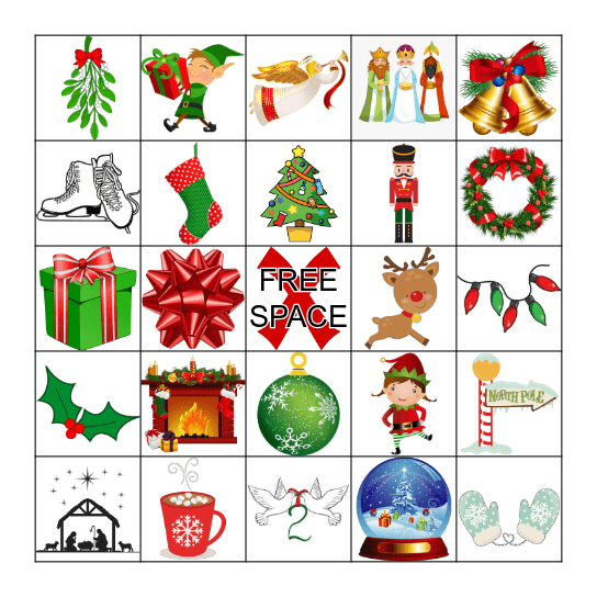 Christmas Bingo! Bingo Card